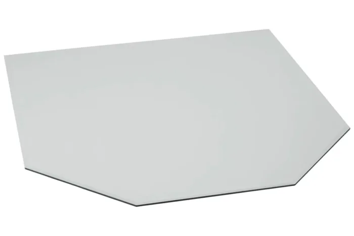 Bodenplatte »KLEINING«, sechseckig, BxL: 110 x 100 cm, Stärke: 8 mm, Glas