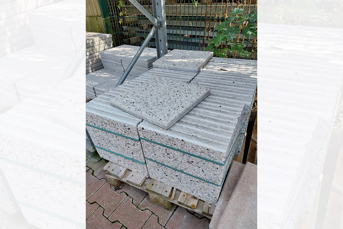 Waschbetonplatten • stolz
