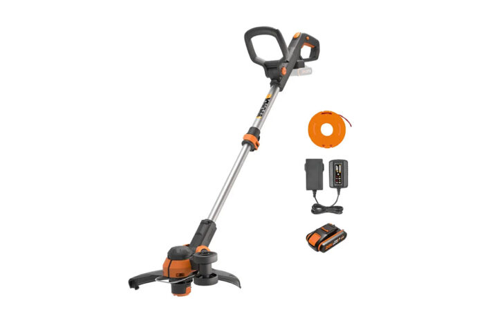 Worx-20V-Akku-Rasentrimmer-Set • stolz